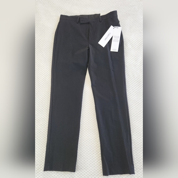 CALVIN KLEIN MENS JERRY BLACK PANTS SIZE W33 L30 NEW WITH TAGS - Picture 4 of 11